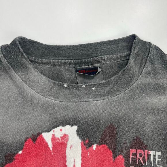 VTG Moose McGillycuddy’s T-Shirt Halloween Frite Nite 96 Men’s L Single Stitch - Picture 7 of 16